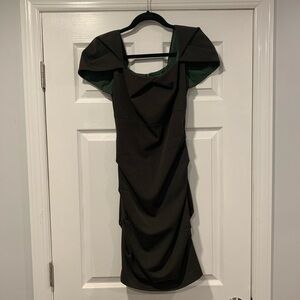 Nicole Miller Square Neck Sheath Dress